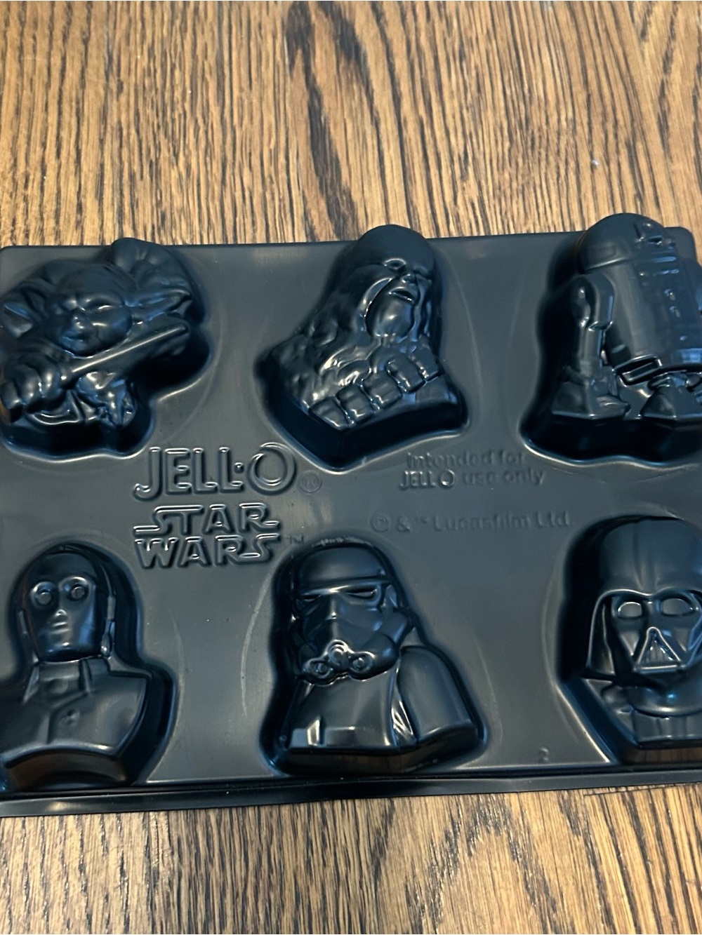 JELL-O Star Wars Black Character Mold Tray - Silicone Bakeware